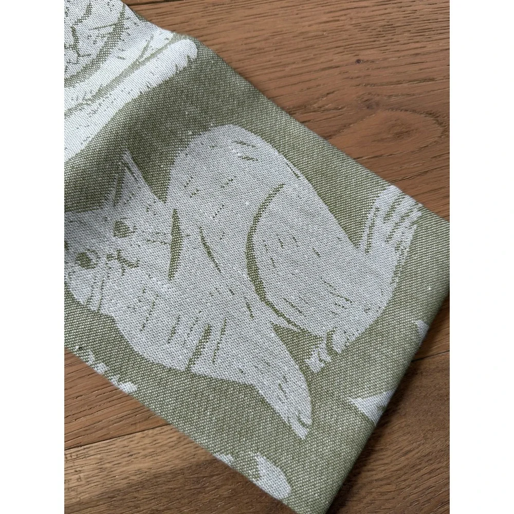 NEW Lapuan Kankurit Tea Towel 46x70cm Kissanpäivät Cat Linen Cotton Finnish